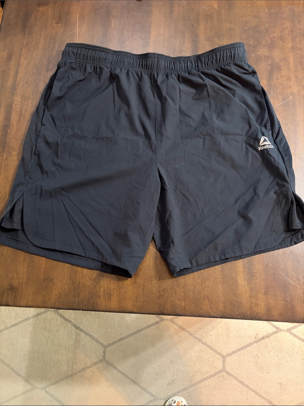 Reebok Men’s Black Athletic Training Shorts
